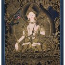 Tibet Tibetan Thangka Tangkas Buddha Buddhist Art Thanka Mineral Painting #068
