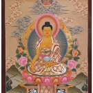 Tibet Tibetan Thangka Tangkas Buddha Buddhist Art Thanka Mineral Painting #079