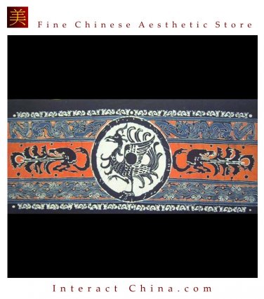 Chinese Batik Folk Tribal Art Painting 34x60" Wall Hanging Home Room D&Atilde;&copy;cor #156