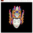 Chinese Drama Home Wall Décor Opera Mask 100% Wood Craft Folk Art #112 Pro Level