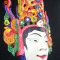 Chinese Drama Home Wall Décor Opera Mask 100% Wood Craft Folk Art #120 Pro Level