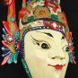 Chinese Drama Home Wall Décor Opera Mask 100% Wood Craft Folk Art #205 - 09x13"