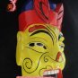 Chinese Home Wall D&Atilde;&copy;cor Ritual Dance Mask 100% Wood Craft Folk Art #116 Pro Level
