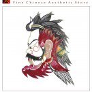 Chinese Shadow Puppet Play Puppetry 13cm Asian Handicraft Folk Carving Art #106