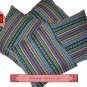 Unique 100% Handsewn Tribal Embroidery Sofa Couch Cushion Pillow Cover #401 Pair