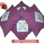 Unique 100% Handsewn Tribal Embroidery Sofa Couch Cushion Pillow Cover #201 Pair