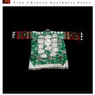 Tribal Vintage Clothing Costume Dress - Hmong Miao Silk Brocade Silver Ornament Jacket #103YP