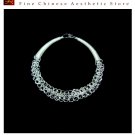 Silver Necklace Vintage Costume Tribal Jewelry 100% Handcrafted Jewellery Art #105S