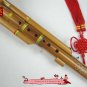 Bamboo 3 Octaves Chinese Hulusi Flute Woodwind #103 + Case + How to Play Guide