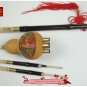Bamboo 2 Octaves Chinese Hulusi Flute Woodwind #104 + Case + How to Play Guide
