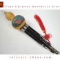 Ebony 3 Octaves Chinese Hulusi Flute Woodwind #107 + Case + How to Play Guide
