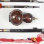 Ebony Cloisonne 3 Octaves Hulusi Flute Woodwind #109T + Case + How to Play Guide