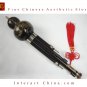 Premium Ebony 3 Octaves Hulusi Flute Handcraved Art #112 + Case + How to Play Guide