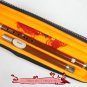 Sandalwood Bawu Flute Ba Wu Pipe Woodwind Detachable #103 + Case + How to Play Guide