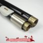 Ebony Bawu Flute Ba Wu Pipe Woodwind Detachable #104 + Case + How to Play Guide