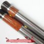 Premium Sandalwood Bawu Flute Chinese Ba Wu Pipe Woodwind Dual Pipe #107 - Pro Level