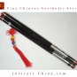 Premium Ebony Bawu Flute Chinese Ba Wu Pipe Woodwind Dual Pipe #108 - Pro Level