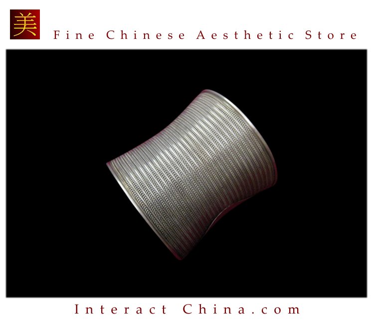 Tribal Silver Cuff Bracelet Chinese Ethnic Hmong Miao Jewelry #219 Unique Handmade