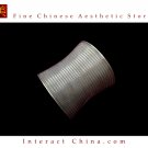 Tribal Silver Cuff Bracelet Chinese Ethnic Hmong Miao Jewelry #219 Unique Handmade