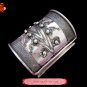 Tribal Silver Cuff Bracelet Chinese Ethnic Hmong Miao Jewelry #224 Unique Handmade