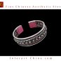 Tribal Silver Cuff Bracelet Chinese Ethnic Hmong Miao Jewelry #228 Unique Handmade