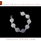 Tribal Silver Cuff Bracelet Chinese Ethnic Hmong Miao Jewelry #233 Unique Handmade