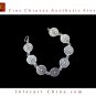 Tribal Silver Cuff Bracelet Chinese Ethnic Hmong Miao Jewelry #233 Unique Handmade