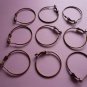 Copper Color Metal Hoop & Hook Earwires 33mm
