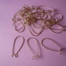 Large Goldplated NF Kidney Hook Earwires