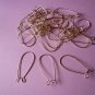 Large Goldplated NF Kidney Hook Earwires