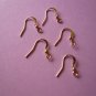Goldplated Metal French Hook Ball Earwires