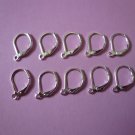Silverplated Metal Leverback Earwires