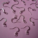 Silverplated Metal French Hook Ball Earwires