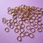 Goldplated Open Jump Rings 7mm