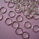 Silverplated Open Jump Rings  9mm