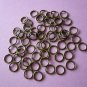 Bronze Color Metal Jump Rings  7mm
