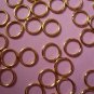 Goldplated Open Jump Rings 8mm