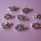Silver Color Metal Lobster Clasps 12mm