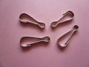 Lanyard Snap Clip Hooks Silver Colour 21mm