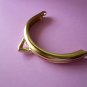 Gold Color Metal Half Round Purse Frame