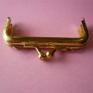 Gold Color Metal Half Rectangular Purse Frame