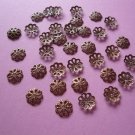 Copper Color Flower Filigree Bead Cap 6mm