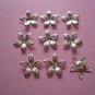 Silver Color 5-Leaf-shaped Metal Bead Cap