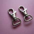 Silverplated Metal Swivel Lobster Clasps  6pcs