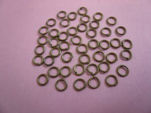 Bronze Color Metal Jump Rings 4mm