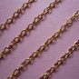 Gold Color Metal Oval Link Chain *3 Feet*