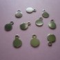 Silverplated Metal Tag for Cabochon 5mm