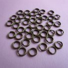 Bronze Color Metal Double Spilt Jump Rings  5mm