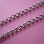 Silverplated Nickel Free Metal Round Link Chain *3Feet 2Inches*