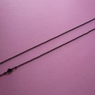 Black Ball Chain Necklace  **20 Inches**